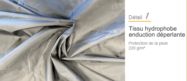 tissu imperméable pour voile d'ombrage